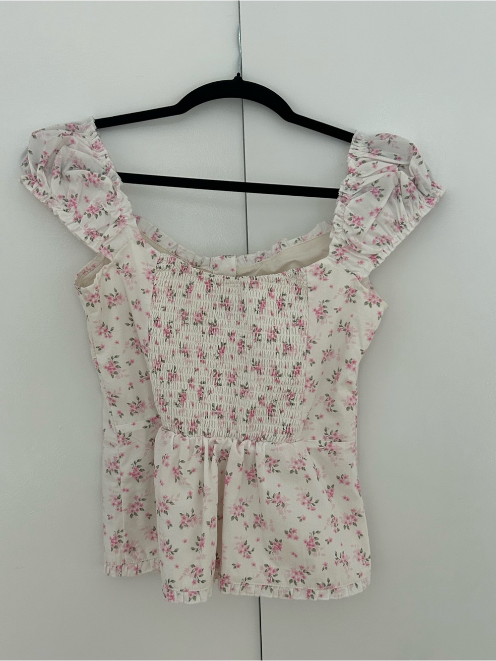 Hollister Ruffle Trim Poplin Blouse - Picture 4 of 5